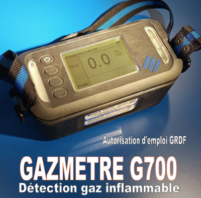 Gazmètre G700 gaz inflammables